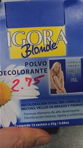 Blish, Igora Blonde bleaching powder, intense, fast and efficient bleaching.