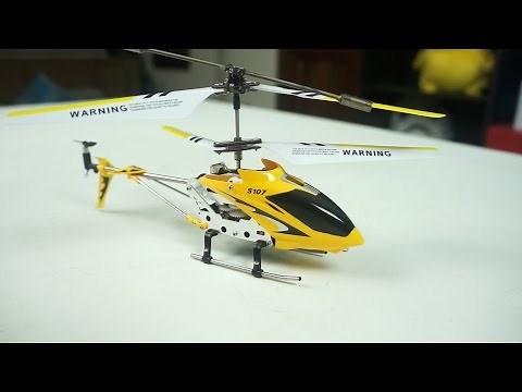 Syma S107G Mini RC Helicopter Review & Flight