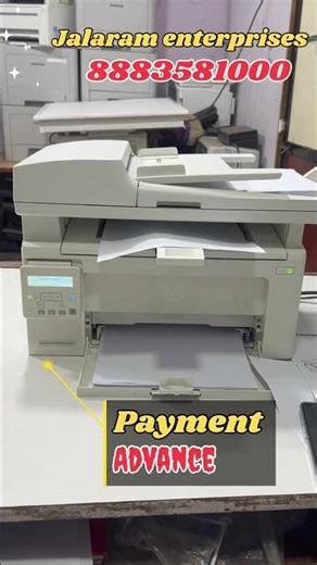 HP 132nfw fully serviced refurbished copy scan xerox printer with 3 months warranty