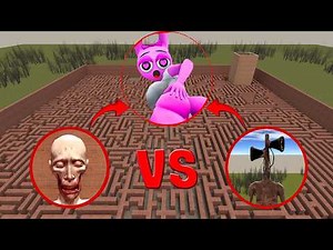 MISS PINKI SPRUNKI vs SCP-096 vs SIREN HEAD | Garry’s Mod Epic Battle!!