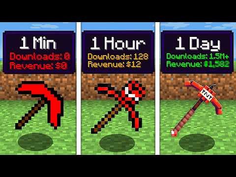 I Made a Minecraft Mod In 1 Min Vs 1 Hour Vs 1 Day...
