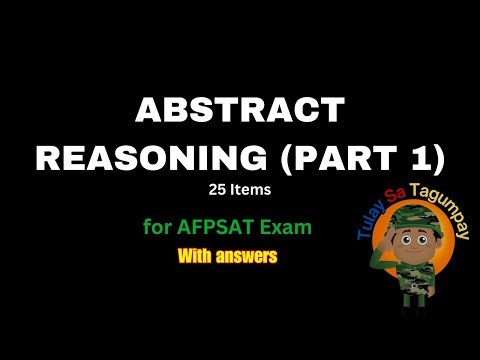 FREE AFPSAT Reviewer (Abstract Reasoning-Part 1 w/ Answers)