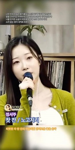 [찻잔/정서주] #좋은노래모음 #좋은음악 #음악이야기 #sosunjung