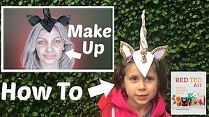 320 reactions · 156 shares | A super cute and easy make for Halloween.. and if you DARE You can check out the "Dead Unicorn Make Up" tutorial from AdviseMyStyle too. So. Either keep it cute and white... or ready for Halloween and a gorgeous black unicorn horn! SLOW VIDEO https://www.youtube.com/user/redtedart/UCjjRFKvjpU1L1eDmfBWcqig?sub_confirmation=1 | Red Ted Art | Facebook
