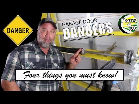 4 Garage Door Dangers Every Diy'er Must Know! Watching This Video Could Keep You Safe!