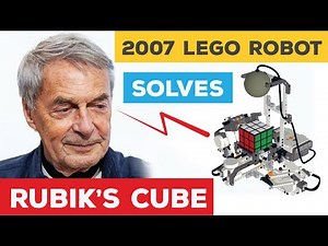 100% automatic LEGO Rubik's cube solver robot