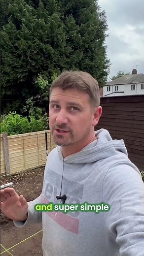 DIY Fence Posts: Easiest Method with Postcrete! Let's Build! #shorts