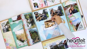 Have you been eager to try your hand at putting together a beautiful flip fold album, but don’t know where to begin? This innovative and perfectly sized coffee table book makes it quick and easy to preserve those precious memories with flip and fold out elements that will add fun and beauty to your project. Get yours now https://www.heartfeltcreations.us/campaign/insta-album | Heartfelt Creations