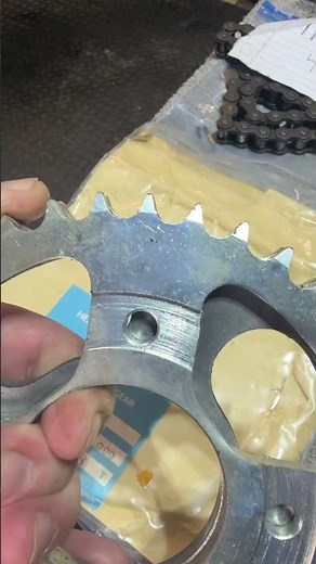 Good or Bad? Comparing used and new rear sprockets on the classic motorcycle rebuild.