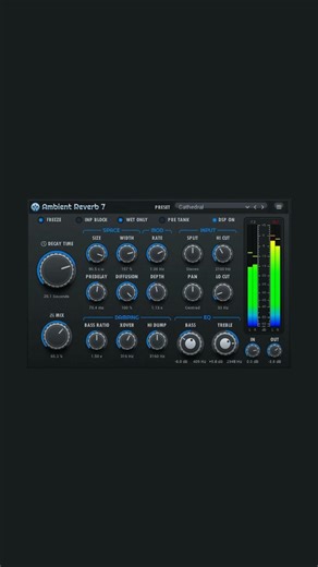 This Free Reverb has a Huge Decay Time #musicproduction #vst #reverb