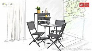 9.1K views · 11 reactions | Aperçu de notre table Balcon #Fira. Cette nouvelle création Hespéride a remporté un IF Design AWARD dans la catégorie Outdoor. Prenez quelques minutes pour admirer l’une de nos nouveautés 2019. Qu’en pensez-vous ? | Hespéride | Facebook