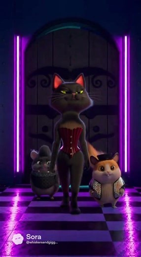 They Walked Into THIS… and Stayed 😭🎭 | Funny Animated Parody #funny #cat #pets #viral #shorts