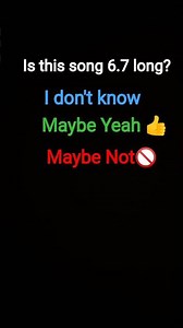 Is this song 6.7 second long