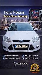 Ford Focus Tesla Screen Installation | Front Parking Camera | Road Recording | Rear View Camera |...