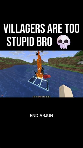MINECRAFT VILLAGERS ARE TOO STUPID BRO #gaming #minecraft #trending #equipou #vecna