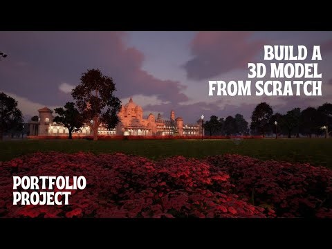 3D Model Recreation Umaid Bhawan Palace