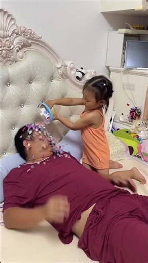 Another day to my dad #father and daughter #Daily life of father and daughter