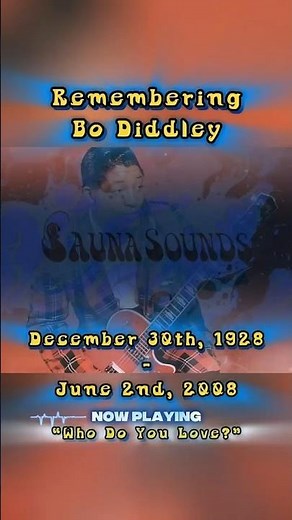 Remembering Bo Diddley 🎸