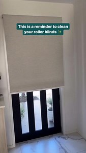 Easy cleaning 🧼 Here’s your reminder that a bit of TLC for your roller blinds can go a long way ✨ #Cleaning #CleaningTips | Bunnings Warehouse New Zealand