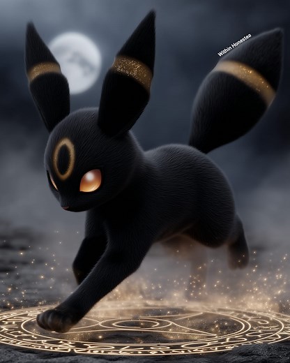 26K views · 1.4K reactions | The starters plus Umbreon 邏 #synthography #animationart #fantasyart #fantasy #pokemon #pokemonart | Ashleigh Adkins | Facebook