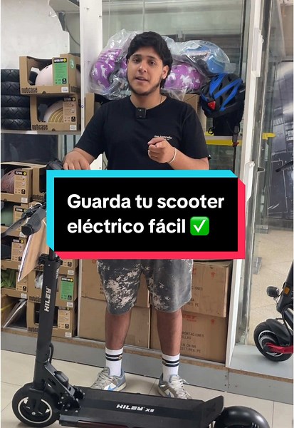 Guarda tu scooter eléctrico en cualquier espacio