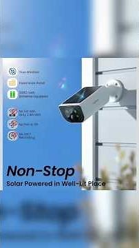 Upgrade your home security with the 2K Solar Camera Outdoor Wireless
