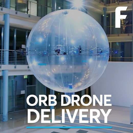 142K views · 2.5K reactions | This orb drone could be used to deliver anything...including people! | Futurism | Facebook