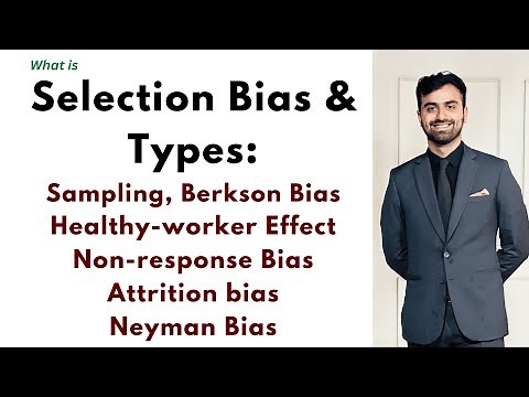 Selection bias, Recall bias, Berkson Bias, healthy worker, Nonresponse bias Attrition bias USMLE