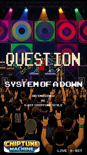 Question but it's in an 8-Bit Chiptune Style
