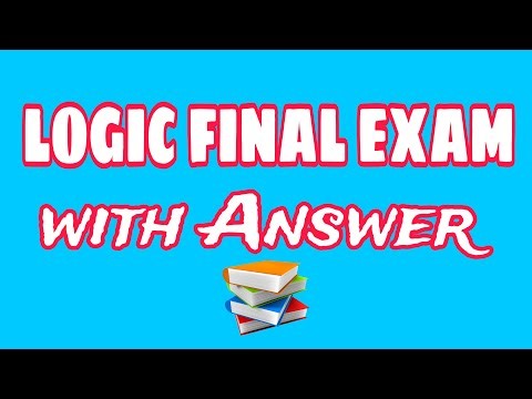 🔴Logic and critical thinking Final Exam Best explained