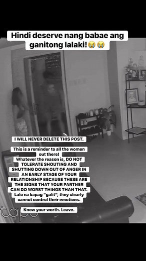 1.2K reactions · 683 shares | I WILL NEVER DELETE THIS POST. This is a reminder to all the women out there! Whatever the reason is, DO NOT TOLERATE SHOUTING AND SHUTTING DOWN OUT OF ANGER IN AN EARLY STAGE OF YOUR RELATIONSHIP BECAUSE THESE ARE THE SIGNS THAT YOUR PARTNER CAN DO WORST THINGS THAN THAT. Lalo na kapag "galit", they clearly cannot control their emotions. Know your worth. Leave. Ctto: Ms. Mica Nicdao #fypviral | Benj Alban | Facebook