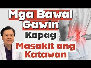 Mga Bawal Gawin kapag Masakit ang Katawan.