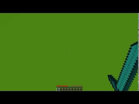 Minecraft Green Screen Diamond Sword | Small GUI
