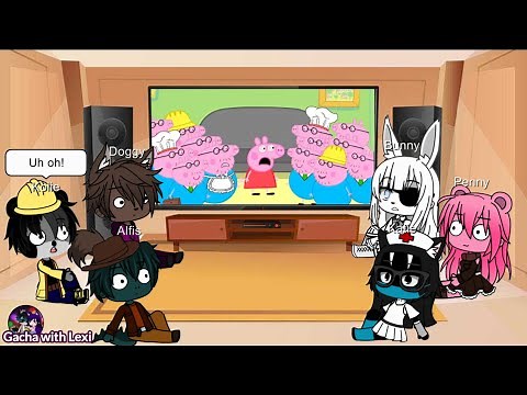 |Gacha Club| 🐷 More Funniest Peppa and Roblox Piggy Animation Memes Reaction | Kolie and Katie skins