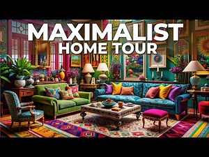 Maximalist Home Tour! Bold Decor and Colorful Spaces – 2024