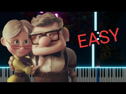 UP - Married Life (EASY PIANO TUTORIAL)