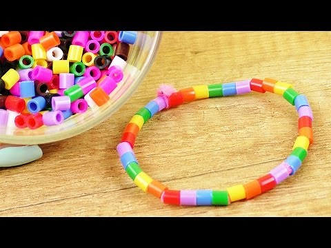 Bügelperlen Armband super einfach selber machen | Basteln mit Kindern | Schmuck DIY