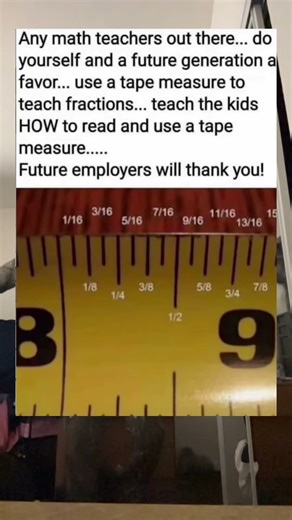 This is how to learn measurements