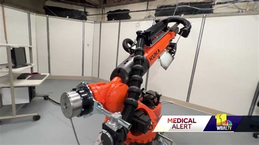 Baltimore doctors using new robotic arm for orthopedic testing