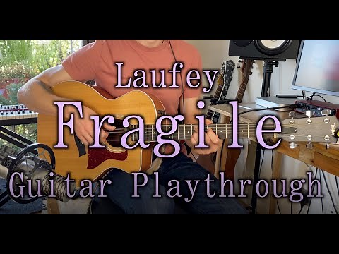 Laufey - Fragile - Guitar Playthrough and Lesson with Tab