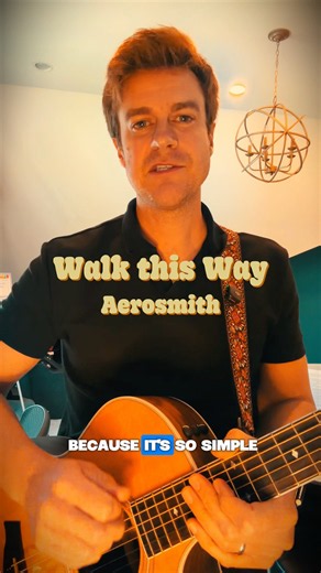 Walk This Way - Aerosmith | Beginner Friendly Acoustic Adaptation