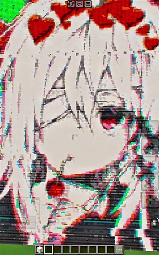 Minecraft anime pixel art