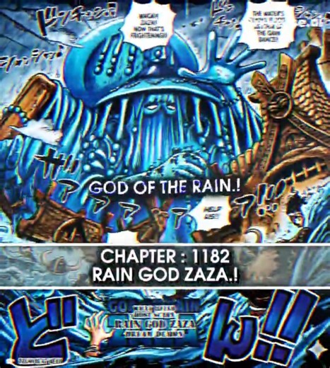 Rain God Zaza🔥#luffy #sungod #zaza #onepiece #manga