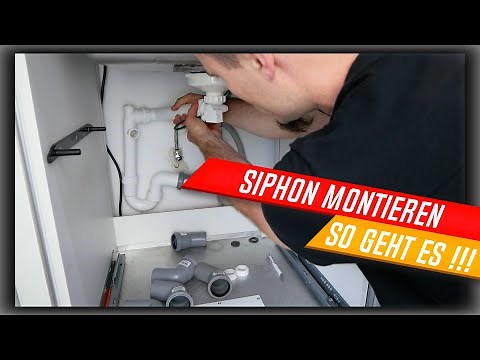Installing a siphon - replacing a siphon, installing a kitchen siphon, simply explained!