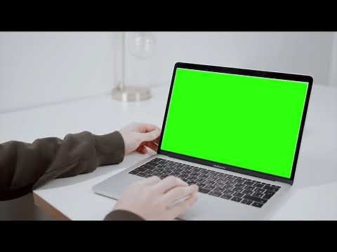 Laptop Green Screen | Royalty Free Man Working on Laptop Green Screen Footage - The Green Gallery