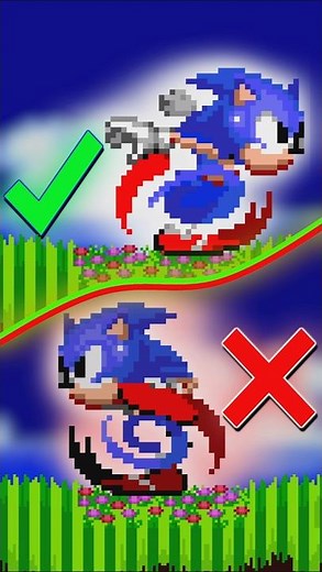 This Sonic 2 Mania Run Sprites LOOKS GREAT! 😊 Sonic hacks Shorts #sonicshorts