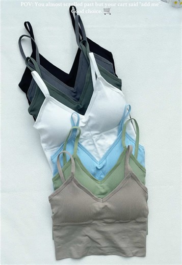 This criss cross back sports bra is giving flex from every angle — supportive, stretchy, and stylish 😮‍💨🫧 #sportsbra #womensclothing #gymtok #spotlightfinds #tiktokshopspringglowup