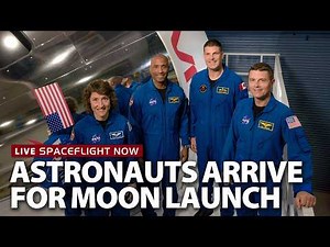 Watch Live: Artemis 2 astronauts arrive in Florida ahead of Moon-bound launch