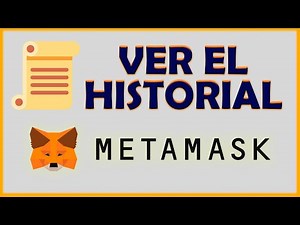 🧾 Cómo Ver el HISTORIAL de ACTIVIDAD en METAMASK | Operaciones Compra/Venta, Depósitos/Retiros, etc