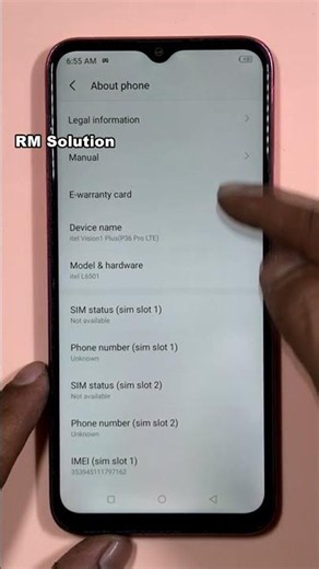 how to enable 'developer options' and 'oem unlocking' on itel vision 1 plus